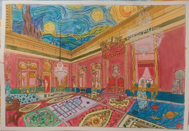 ALUMNA PREMIADA EN CONCURSO PINTURA CENTROS ESCOLARES PATRIMONIO NACIONAL 2º ESO